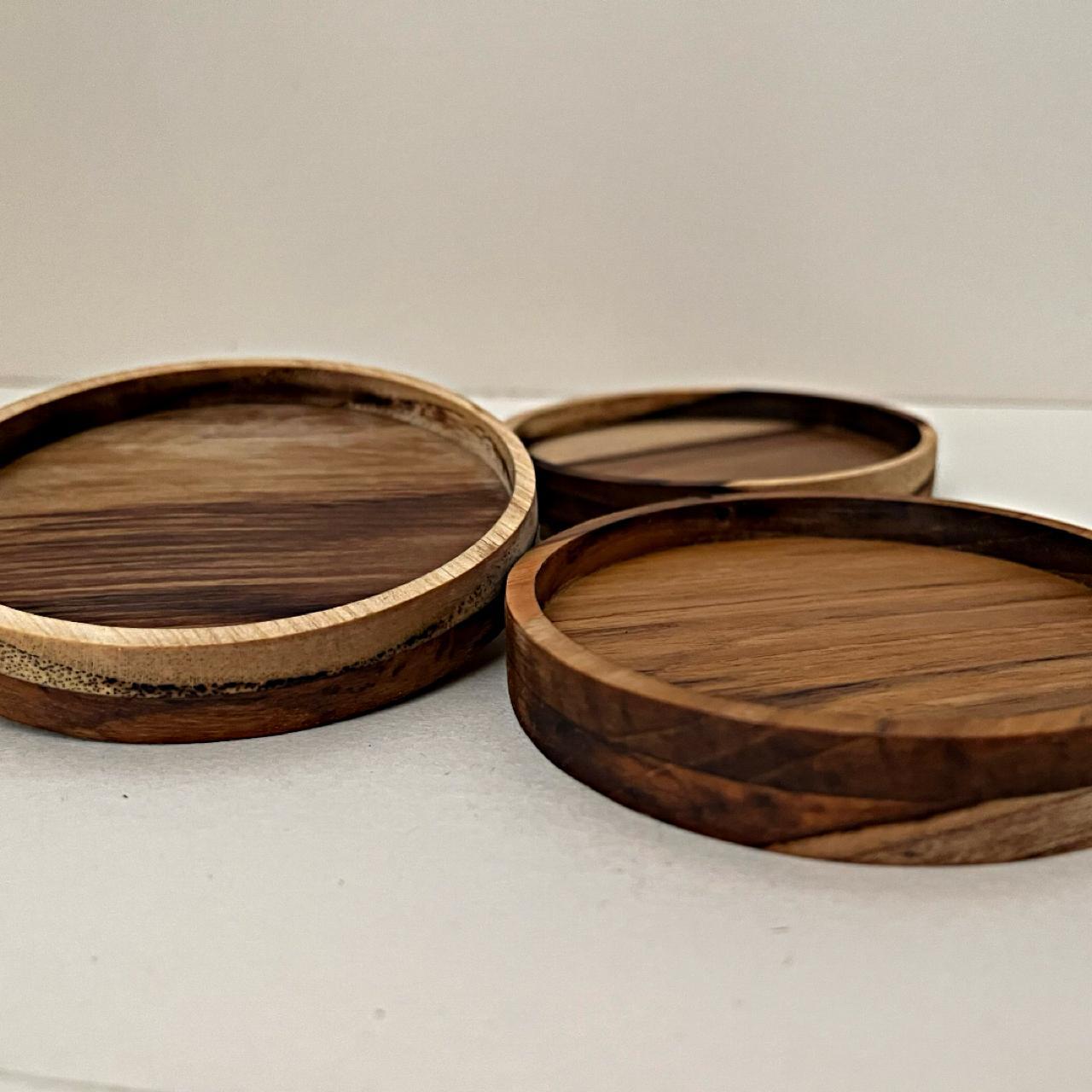 Blondas de madera para postres y pasteles