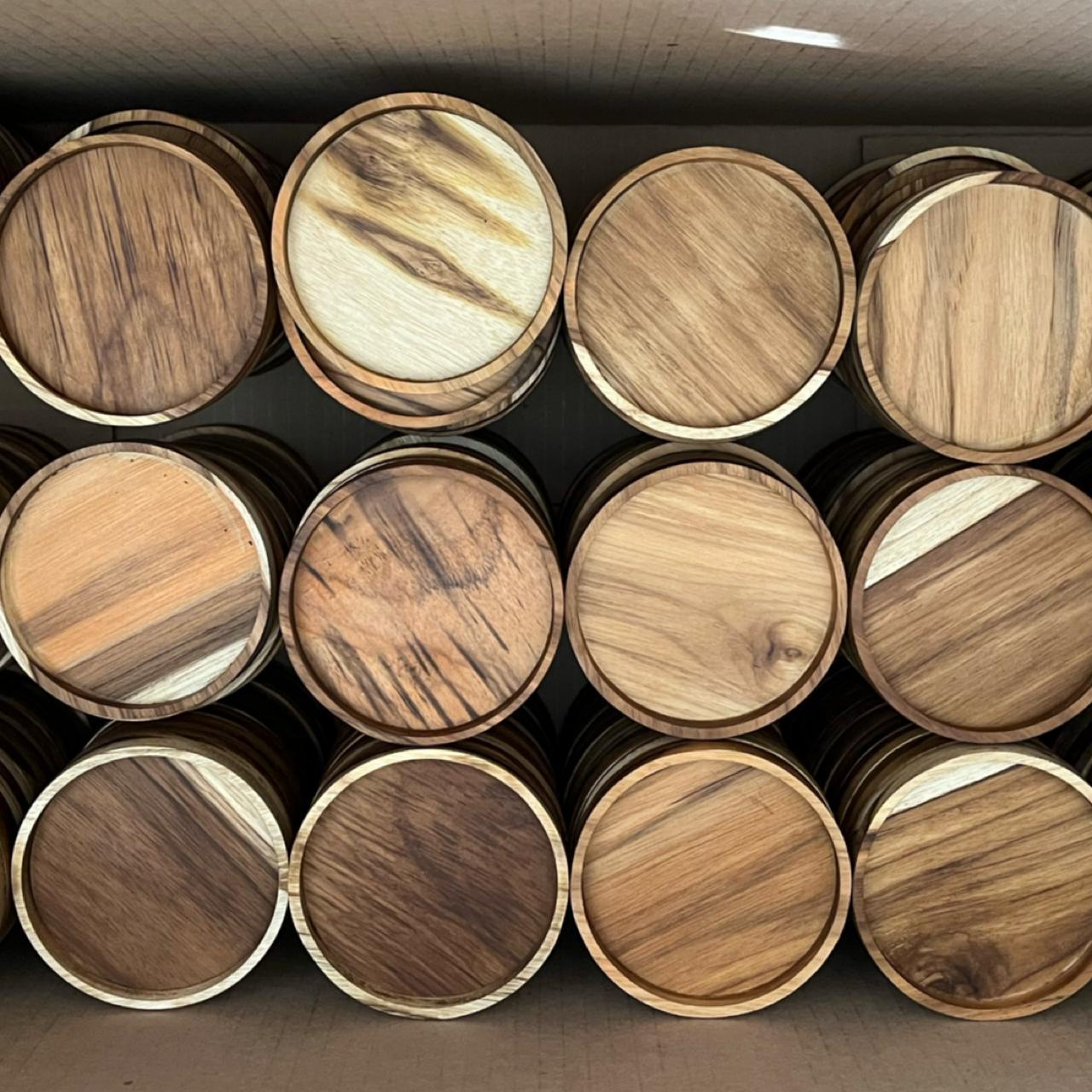 Blondas de madera para postres y pasteles