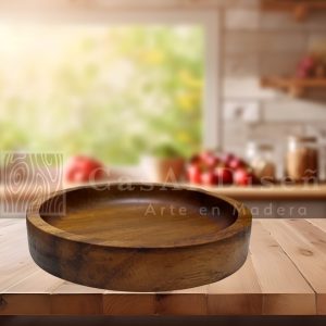 Portavasos hechos en madera de teca