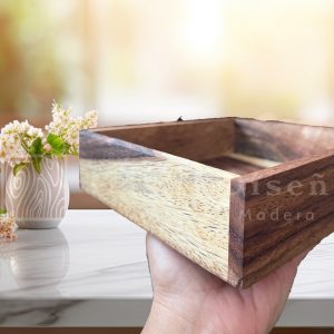 Caja de madera para amenidades